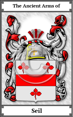 Seil Family Crest Download (JPG)  Book Plated - 150 DPI