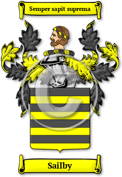 Sailby Family Crest Download (jpg) Legacy Series - 150 DPI