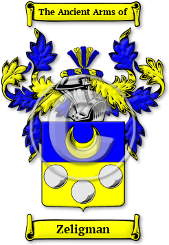 Zeligman Family Crest Download (jpg) Legacy Series - 150 DPI