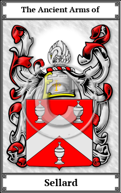 Sellard Family Crest Download (JPG)  Book Plated - 150 DPI
