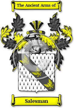 Salesman Family Crest Download (jpg) Legacy Series - 150 DPI