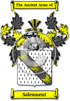 Salesment Family Crest Download (JPG) Legacy Series - 600 DPI