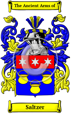 Saltzer Family Crest Download (JPG) Heritage Series - 600 DPI