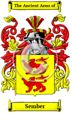 Sember Family Crest Download (JPG) Heritage Series - 600 DPI