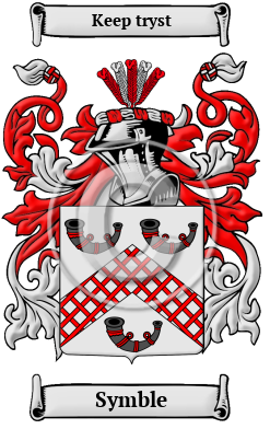Symble Family Crest/Coat of Arms