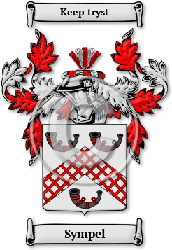 Sympel Family Crest Download (jpg) Legacy Series - 150 DPI
