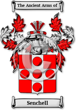 Senchell Family Crest Download (jpg) Legacy Series - 150 DPI