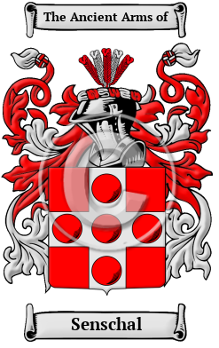 Senschal Family Crest/Coat of Arms