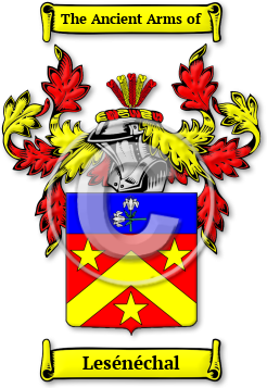 Lesénéchal Family Crest Download (jpg) Legacy Series - 150 DPI