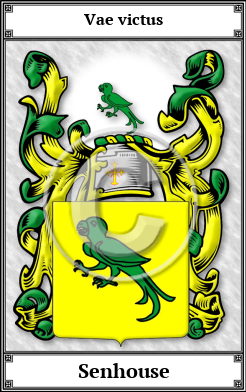 Senhouse Family Crest Download (JPG)  Book Plated - 150 DPI