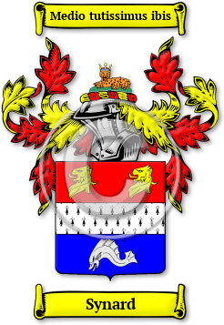 Synard Family Crest Download (jpg) Legacy Series - 150 DPI
