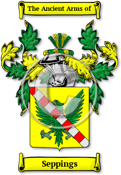 Seppings Family Crest Download (jpg) Legacy Series - 150 DPI