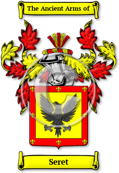 Seret Family Crest Download (JPG) Legacy Series - 300 DPI