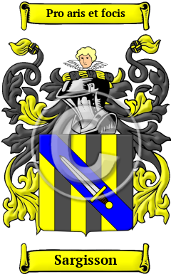 Sargisson Family Crest Download (JPG) Heritage Series - 600 DPI