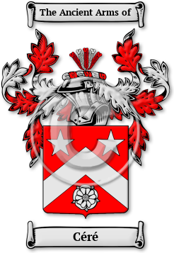 Céré Family Crest Download (jpg) Legacy Series - 150 DPI