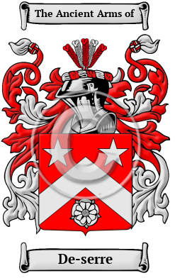 De-serre Family Crest Download (JPG) Heritage Series - 300 DPI
