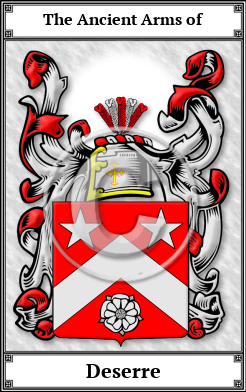 Deserre Family Crest Download (JPG)  Book Plated - 150 DPI