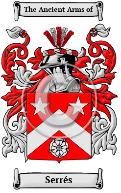Serrés Family Crest Download (JPG) Heritage Series - 300 DPI
