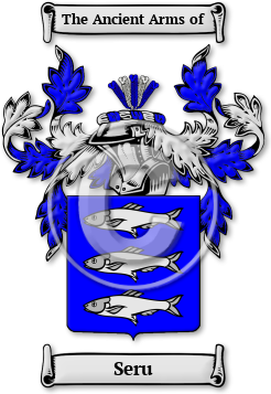 Seru Family Crest Download (jpg) Legacy Series - 150 DPI