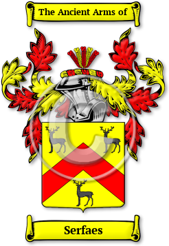 Serfaes Family Crest Download (jpg) Legacy Series - 150 DPI