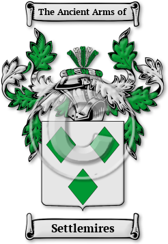 Settlemires Family Crest Download (jpg) Legacy Series - 150 DPI