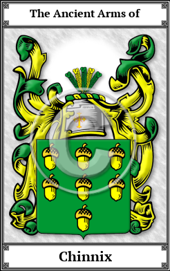 Chinnix Family Crest Download (JPG)  Book Plated - 150 DPI