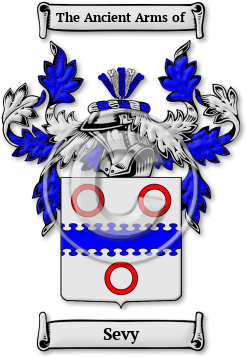 Sevy Family Crest Download (jpg) Legacy Series - 150 DPI