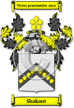 Shakant Family Crest Download (jpg) Legacy Series - 150 DPI