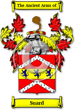 Suard Family Crest Download (jpg) Legacy Series - 150 DPI