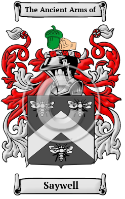 Saywell Family Crest/Coat of Arms