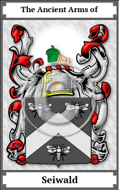 Seiwald Family Crest Download (JPG) Book Plated - 600 DPI