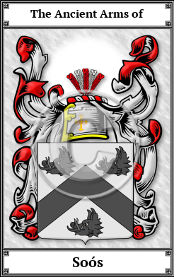 Soós Family Crest Download (JPG)  Book Plated - 150 DPI