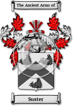 Suster Family Crest Download (jpg) Legacy Series - 150 DPI