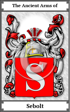 Sebolt Family Crest Download (JPG)  Book Plated - 150 DPI