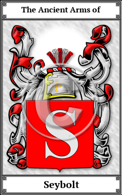 Seybolt Family Crest Download (JPG) Book Plated - 600 DPI