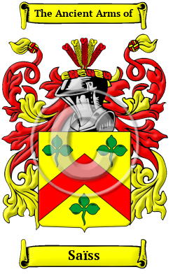Saïss Family Crest Download (JPG) Heritage Series - 300 DPI