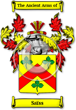 Saïss Family Crest Download (jpg) Legacy Series - 150 DPI