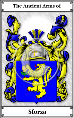 Sforza Family Crest Download (JPG)  Book Plated - 150 DPI
