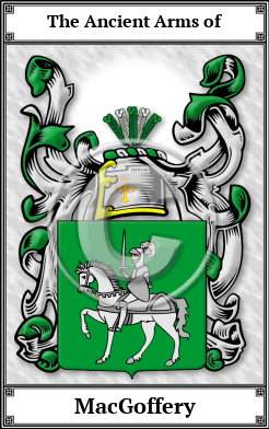 MacGoffery Family Crest Download (JPG) Book Plated - 600 DPI