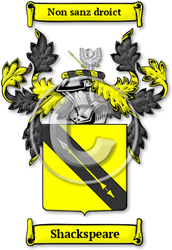 Shackspeare Family Crest Download (jpg) Legacy Series - 150 DPI