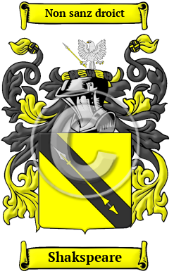 Shakspeare Name Meaning Family History Family Crest Coats Of Arms