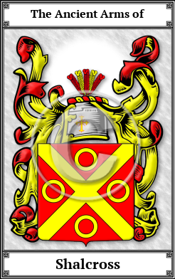 Shalcross Family Crest Download (JPG)  Book Plated - 150 DPI