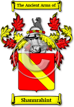 Shannrahint Family Crest Download (jpg) Legacy Series - 150 DPI