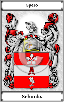 Schanks Family Crest Download (JPG)  Book Plated - 150 DPI