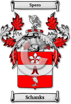 Schanks Family Crest Download (jpg) Legacy Series - 150 DPI