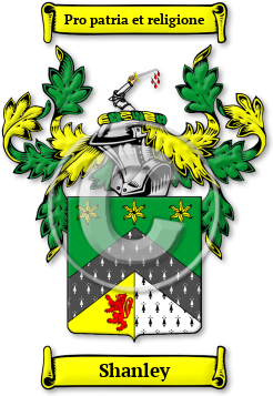 Shanley Family Crest Download (JPG) Legacy Series - 300 DPI