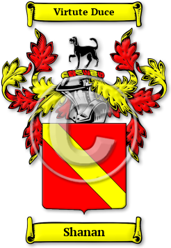 Shanan Family Crest Download (jpg) Legacy Series - 150 DPI
