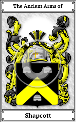 Shapcott Family Crest Download (JPG) Book Plated - 600 DPI