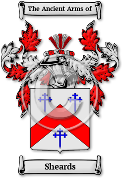 Sheards Family Crest Download (jpg) Legacy Series - 150 DPI