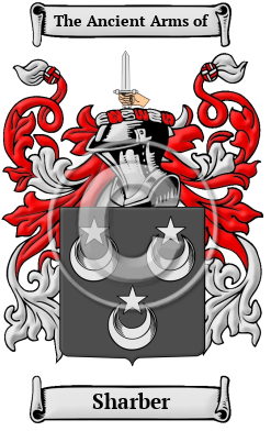 Sharber Family Crest/Coat of Arms